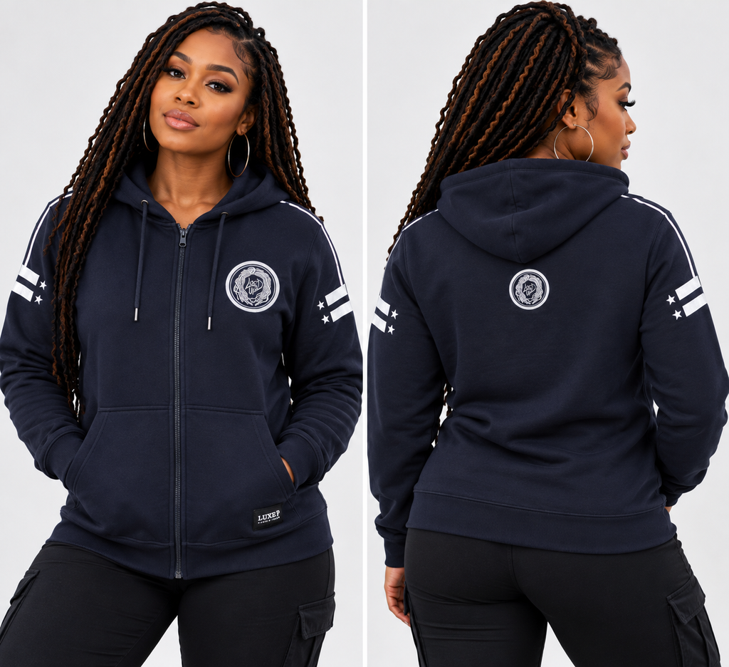 Loc’d Up Signature Full-Zip Hoodie Black