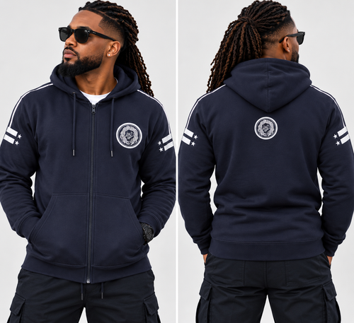 Loc’d Up Signature Full-Zip Hoodie Black