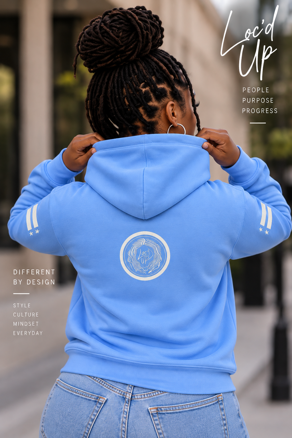 Loc’d Up Signature Hoodie – Sky Blue
