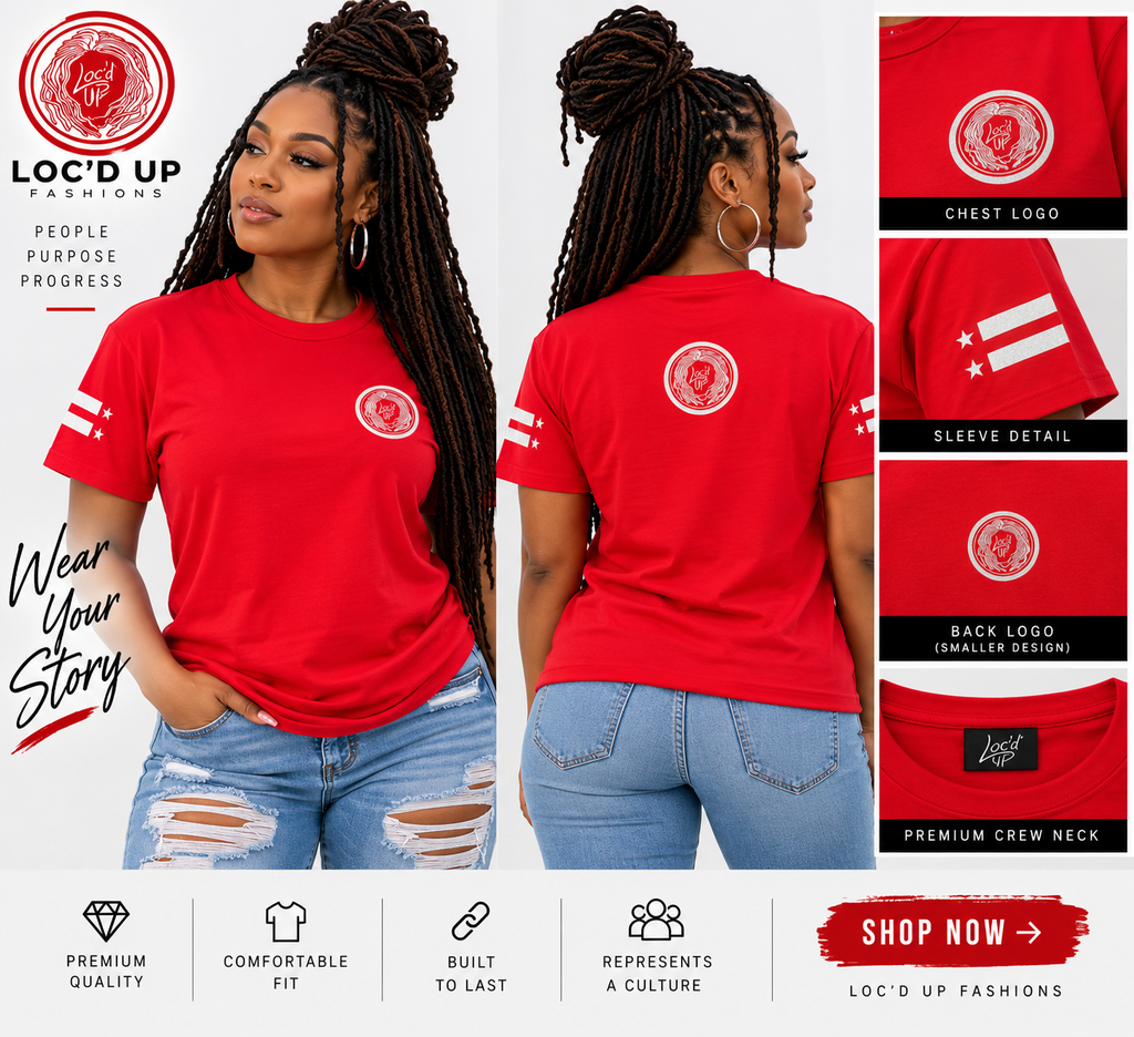 Loc’d Up Signature Tee – Red